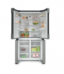 Bosch Serie 4 KFN96VPEA side-by-side refrigerator Freestanding 605 L E Stainless steel