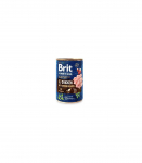 BRIT Premium By Nature Chicken and Hearts - wet dog food - 400 g