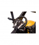 Battery-operated tractor with trailer Hercules Yellow 24V