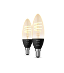Philips Hue Warm-to-cool 4.6W Fil Candle E14 2pcs EU