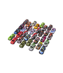 Set of springs for cars, powered cars, colorful, 32 pieces