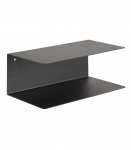 Seinariiul JOLIET 35x20xH14cm, must metall