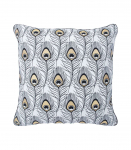 Padi HOLLY 45x45cm, paabulinnu saba, 50% pol&uuml;ester, 50% puuvill, kangas 441