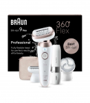 Braun Epilator SES9-360 Silk &eacute;pil 9 Flex 3D Operating time (max) 50 min Number of power levels 1 Wet & Dry |