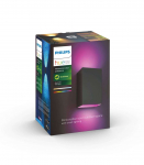 Philips Hue WCA Resonate Outdoor Wall Lantern, Black 8 W 2000-6500 Hue White Colour Ambiance