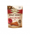 CARNILOVE MEAT JERKY Chicken with Wild Boar - dog snack - 100 g