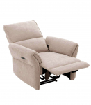 Tugitool DAMIKA elektriline recliner 85x92xH103cm, helepruun