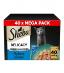 Sheba Delicacy Rybne Smaki w Galaretce Mokra Karma Dla Kota 40x85g