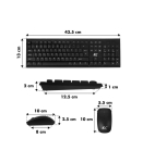 Wireless keyboard and mouse NanoRS RS580