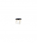 &Uuml;mmargune s&ouml;&ouml;gilaud CALVIN must marmor/kuld 100cm