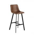 Baaritool OREGON retro br&auml;ndi PU,  46,5x50xH103cm