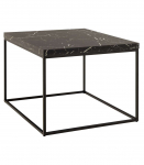 Diivanilaud BAROSSA 60x60xH45cm, must