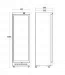 Vitriink&uuml;lmik Scandomestic DC389WD