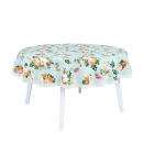 Laudlina SUMMER FLOWER pitsiga, D170cm, lilleline, 20% pol&uuml;ester, 80% puuvill, kangas 429