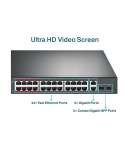 TP-LINK 24-Port Gigabit Switch TL-SL1226P Unmanaged Rackmountable