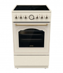 Gorenje Cooker GECS5B70CLI Hob type Vitroceramic Oven type Electric Beige Width 50 cm Depth 59.4 cm 70 L