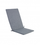 Toolikate seljatoega SIMPLE GREY 48x115x3cm, hall, 100%pol&uuml;ester, kangas 757