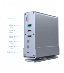 Gembird A-CF-COMBO15-01 USB Type-CF 15-in-1 multi-port adapter (USB hub AF-ports v.2x2 + v.3x3, Type-CF + HDMIx2 +