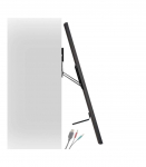 Maclean MC-481 Ultra Flat Slim TV Wall Mount Bracket Holder for 37-80" Flat Curved up to 75kg Max. VESA 600x400