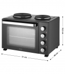Lauapliit ahjuga Sencor SEO3500BK