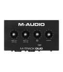 M-AUDIO M-Track Duo USB Audio interface Crystal preamplifier 16 bit 48 kHz Black