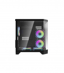 Darflash FT350 computer case + 5 aRGB fans (black)