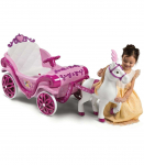 Huffy Electric Disney Princess carriage with horse 6 V pink