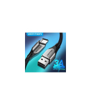 CABLE USB-C TO USB2.0/0.25M BLACK COKBC VENTION