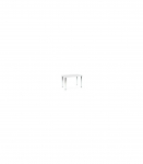 S&ouml;&ouml;gilaud MODEX 120/68/75 cm kroom/valge