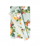 Linik SUMMER FLOWER pitsiga, 45x116 cm, lilleline, 20% pol&uuml;ester, 80% puuvill, kangas 429