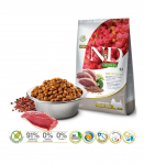 FARMINA N&D Quinoa Dog Duck, Broccoli, Asparagus Neutered Adult Mini - dry dog food - 2.5 kg