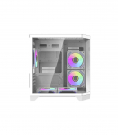 Darflash FT350 computer case + 5 aRGB fans (white)