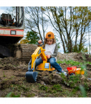 FALK Super Builder Excavator with Trailer and Accessories