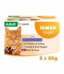 IAMS DELIGHTS Land Collection in Gravy box &ndash; wet cat food &ndash; 8x85g