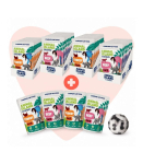 ANIMAL ISLAND Love Box Pate mix smak&oacute;w 48szt + zabawka