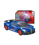Sports Car Obstacle Sensor Led Ball 360&deg; Rotation Lights Sound Blue