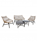 Aiam&ouml;&ouml;blikomplekt HELSINKI diivan, 2 tooli ja 2 lauda, bee˛