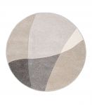 Vaip DIXIE CARVED-1, D90cm, hall/beež