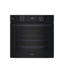 Whirlpool IO K58HS B Oven, Built-in, Electric, Width 55.1 cm, Self cleaning, Black INDESIT