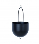 Lillepoti&uuml;mbris DEIA D16xH15/32cm, must