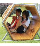 CLASSIC WORLD EDU puidust m&auml;nguv&auml;ljak baas XXL roomamistunnel