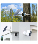 Reolink Wireless Solar & Battery Powered Security Camera with Smart Detection, 3W Argus Series B310 with Solar Panel