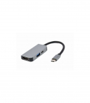 I/O ADAPTER USB-C TO HDMI/USB3/3IN1 A-CM-COMBO3-02 GEMBIRD