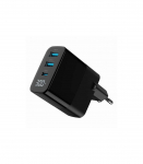 CHARGER USB 30W 3PORT/TA-UC-PDQC30LCD-BK-02 GEMBIRD