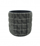 Lillepott WICKER D27xH28cm, hall