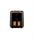 ELDOM FRITTA fat-free fryer capacity 5.0 l adjustable temp. clock 1500 W Single 5 L Stand-alone Hot air fryer Black