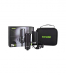 Shure SM4-K-KIT - condenser microphone, externally polarised, handle, popfilter, case