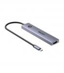 UNITEK USB-C 7-in-1 PD 100W HDMI 2.0 HUB WITH ON/OFF SWITCH