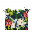 Toolikate SUMMER FLOWER  38x43x2,5cm, tume lillemuster, 100% pol&uuml;ester, kangas 472