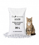 DIAMENTIQ żwirek micro crystals silikonowy, zbrylający dla kota 30l